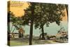 YMCA Boat Landing, Lake Geneva, Wisconsin-null-Stretched Canvas