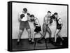 YMCA Boxing Class, Circa 1930-Chapin Bowen-Framed Stretched Canvas