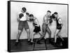 YMCA Boxing Class, Circa 1930-Chapin Bowen-Framed Stretched Canvas