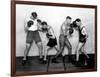 YMCA Boxing Class, Circa 1930-Chapin Bowen-Framed Giclee Print