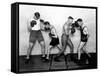 YMCA Boxing Class, Circa 1930-Chapin Bowen-Framed Stretched Canvas