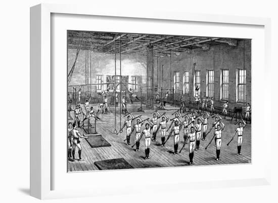 Ymca Gymnasium, Longacre, London, C1888-null-Framed Giclee Print