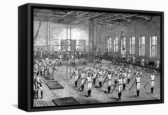 Ymca Gymnasium, Longacre, London, C1888-null-Framed Stretched Canvas