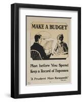 Ymca Make a Budget Poster-null-Framed Giclee Print