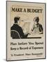 Ymca Make a Budget Poster-null-Mounted Giclee Print