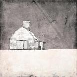 Farmhouse under Grey Skies-Ynon Mabat-Art Print