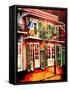 Yo Mamas Bar - New Orleans-Diane Millsap-Framed Stretched Canvas