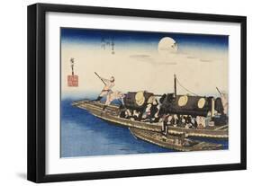 Yodo River-Ando Hiroshige-Framed Giclee Print