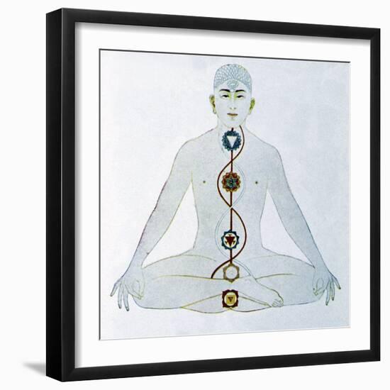 Yoga, 19th Century Artwork-CCI Archives-Framed Premium Photographic Print