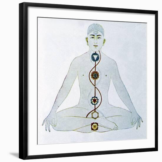 Yoga, 19th Century Artwork-CCI Archives-Framed Photographic Print