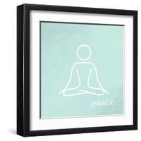 Yoga 1-Kimberly Allen-Framed Art Print