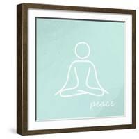 Yoga 1-Kimberly Allen-Framed Art Print