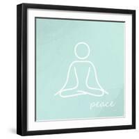 Yoga 1-Kimberly Allen-Framed Art Print