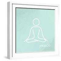 Yoga 1-Kimberly Allen-Framed Art Print