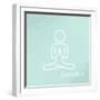 Yoga 3-Kimberly Allen-Framed Art Print