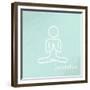 Yoga 3-Kimberly Allen-Framed Premium Giclee Print