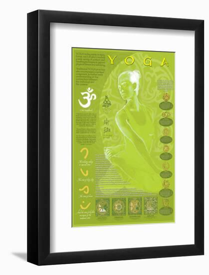 Yoga and Its Symbols-null-Framed Premium Giclee Print