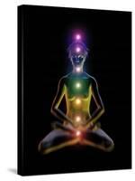 Yoga And the Chakras-Jose Antonio-Stretched Canvas