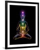 Yoga And the Chakras-Jose Antonio-Framed Photographic Print