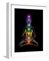 Yoga And the Chakras-Jose Antonio-Framed Photographic Print
