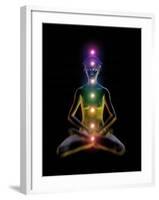 Yoga And the Chakras-Jose Antonio-Framed Photographic Print