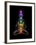 Yoga And the Chakras-Jose Antonio-Framed Photographic Print