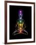 Yoga And the Chakras-Jose Antonio-Framed Photographic Print