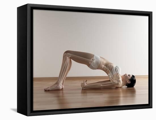 Yoga, Artwork-SCIEPRO-Framed Stretched Canvas