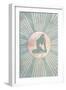 Yoga Boho Sun Green 7-Sarah Manovski-Framed Giclee Print