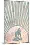 Yoga Boho Sun Rise Green 7-Sarah Manovski-Mounted Giclee Print