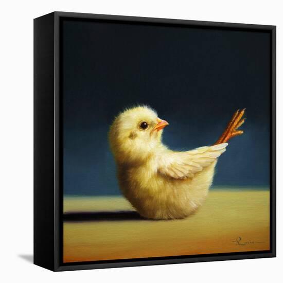 Yoga Chick Boat Pose-Lucia Heffernan-Framed Stretched Canvas