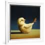 Yoga Chick Boat Pose-Lucia Heffernan-Framed Premium Giclee Print