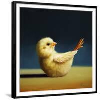 Yoga Chick Boat Pose-Lucia Heffernan-Framed Premium Giclee Print