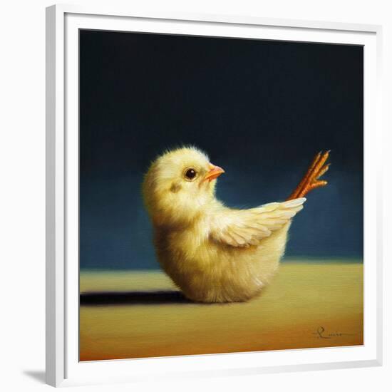 Yoga Chick Boat Pose-Lucia Heffernan-Framed Premium Giclee Print