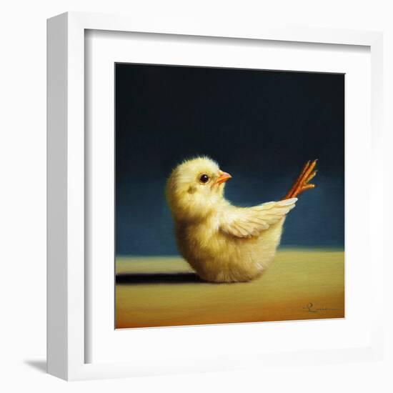 Yoga Chick Boat Pose-Lucia Heffernan-Framed Art Print