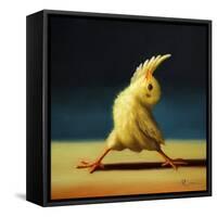 Yoga Chick Reverse Warrior-Lucia Heffernan-Framed Stretched Canvas