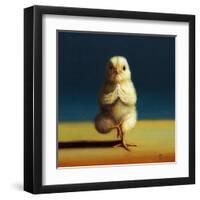 Yoga Chick Tree Pose-Lucia Heffernan-Framed Art Print