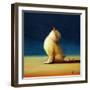 Yoga Chick Upward Dog-Lucia Heffernan-Framed Art Print