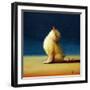 Yoga Chick Upward Dog-Lucia Heffernan-Framed Art Print