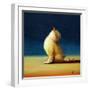 Yoga Chick Upward Dog-Lucia Heffernan-Framed Art Print