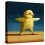 Yoga Chick Warrior Two-Lucia Heffernan-Stretched Canvas