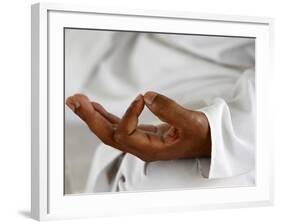 Yoga Class at Patanjali Yog Vidyapith, Haridwar, India, Asia-null-Framed Photographic Print