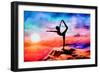 Yoga Dancer-P.D. Moreno-Framed Art Print