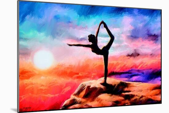 Yoga Dancer-P.D. Moreno-Mounted Art Print