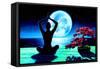 Yoga Easy Pose-P.D. Moreno-Framed Stretched Canvas