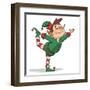 Yoga Elf 1-Marcus Prime-Framed Art Print