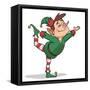 Yoga Elf 1-Marcus Prime-Framed Stretched Canvas