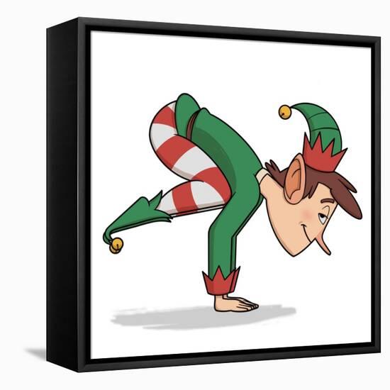 Yoga Elf 2-Marcus Prime-Framed Stretched Canvas