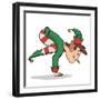 Yoga Elf 2-Marcus Prime-Framed Art Print