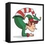 Yoga Elf 3-Marcus Prime-Framed Stretched Canvas